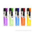 refillable electronic lighter in transparent color